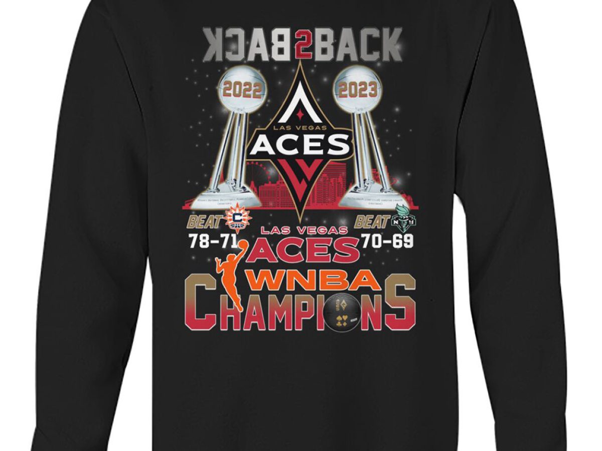 Las Vegas Aces Back To Back Wnba Champions 2022 – 2023 Poster shirt -  Guineashirt Premium ™ LLC