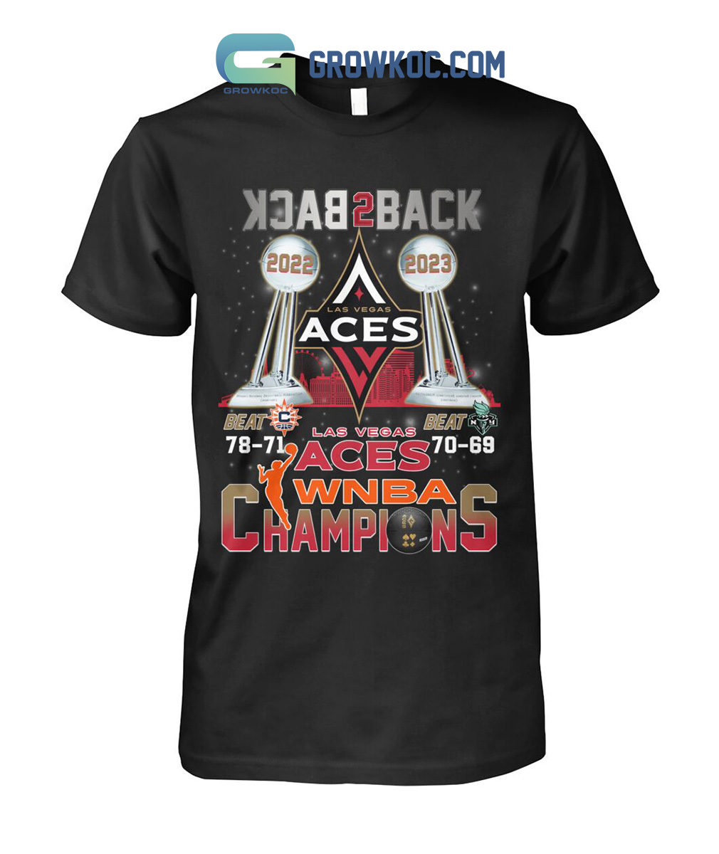 2022 WNBA Champions Las Vegas Aces Champs Unisex T-Shirt - REVER LAVIE
