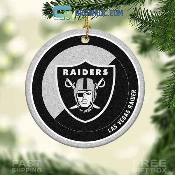 Las Vegas Raiders I’m A Ride Or Die Win Or Lose Raider Fan Personalized Ornament