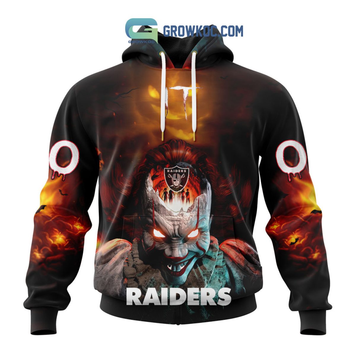 Personalized raiders hot sale hoodie