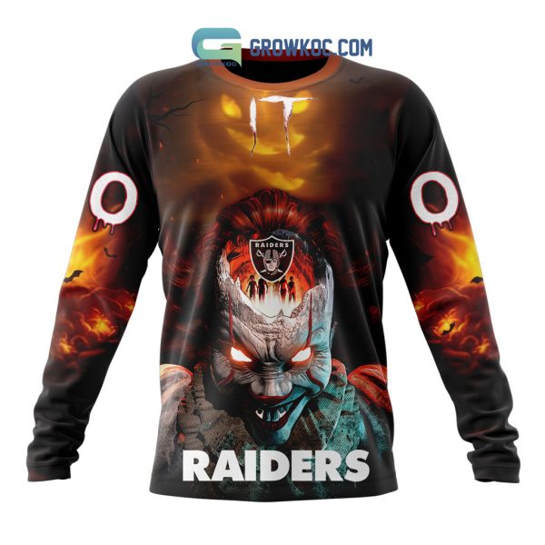 Las Vegas Raiders NFL Halloween Badut Mematikan Personalized Hoodie T Shirt