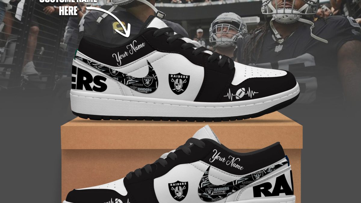 Las Vegas Raiders New Air Jordan 11 Sneakers Shoes