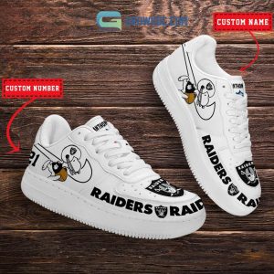 Las Vegas Raiders Snoopy Pattern Style Sneaker Air Jordan 11