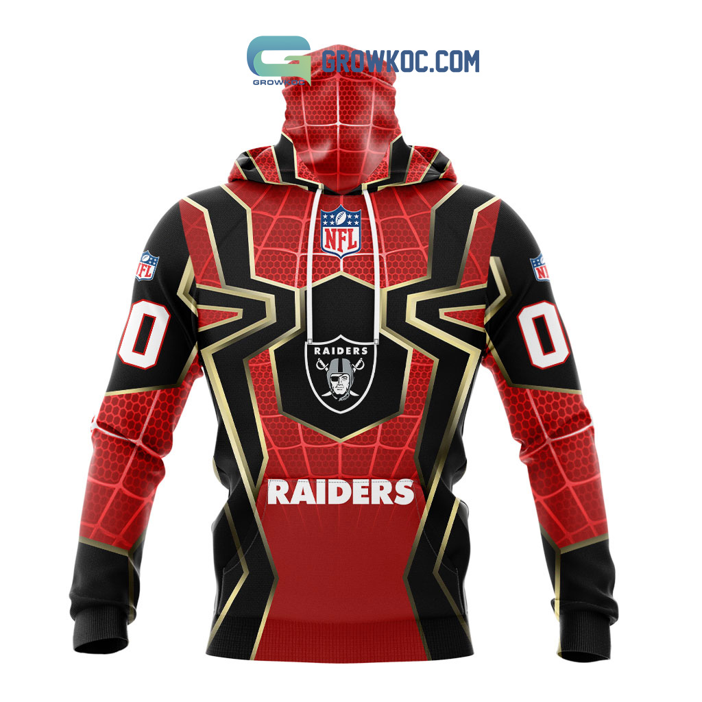 Las Vegas Raiders NFL Spider Man Far From Home Special Jersey Hoodie T Shirt  - Growkoc
