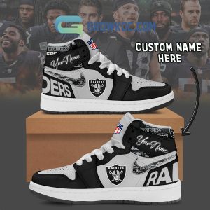 Las Vegas Raiders Personalized Air Jordan 1 High Top Shoes Sneakers