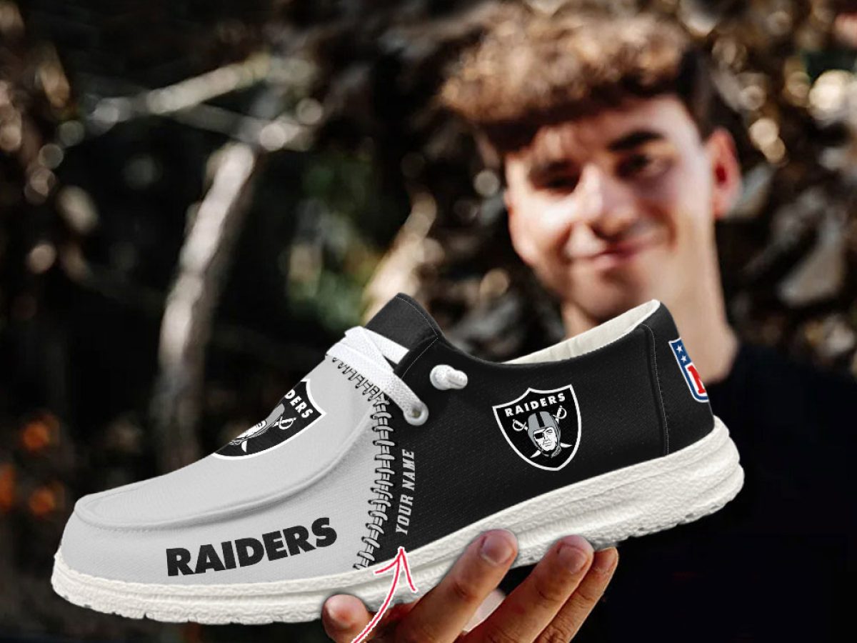 Las Vegas Raiders CUSTOM Nike Air Force Shoes 