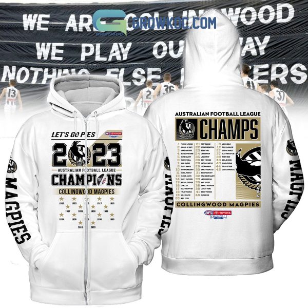 Let’s Go Pies 2023 Premiers Collingwood Magpies Hoodie T Shirt