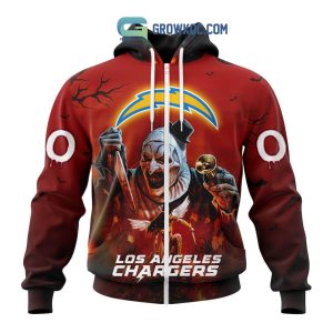 Los Angeles Chargers NFL Horror Terrifier Ghoulish Halloween Day Hoodie T Shirt