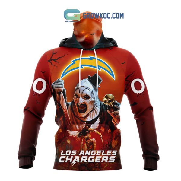 Los Angeles Chargers NFL Horror Terrifier Ghoulish Halloween Day Hoodie T Shirt