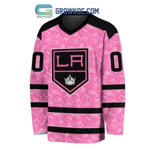 Los Angeles Kings NHL Special Pink Breast Cancer Hockey Jersey Long Sleeve