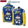 Los Angeles Chargers NFL Hello Kitty Personalized Baseball Jacket