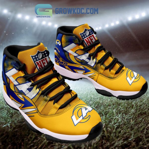 Los Angeles Rams NFL Personalized Air Jordan 11 Shoes Sneaker