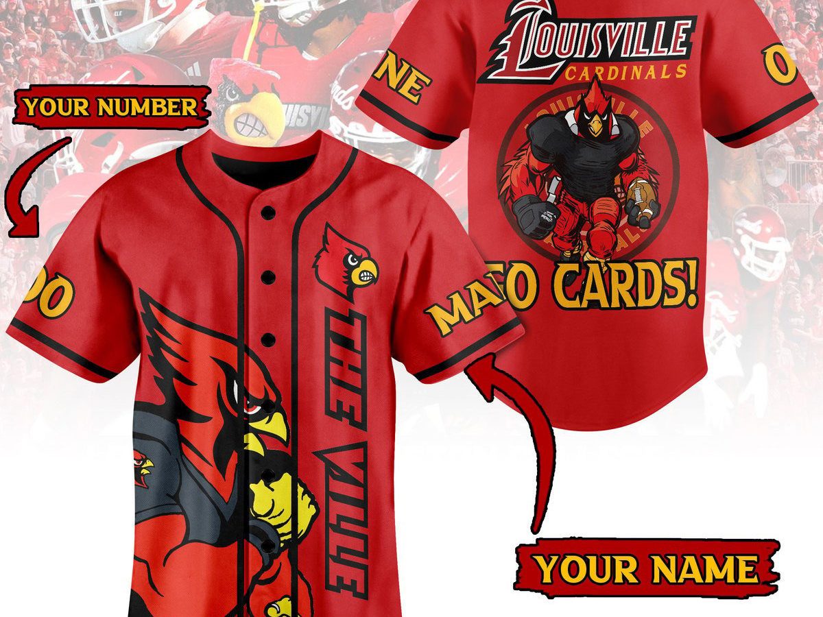 Arizona Cardinals Custom Number And Name NFL 3D Baseball Jersey