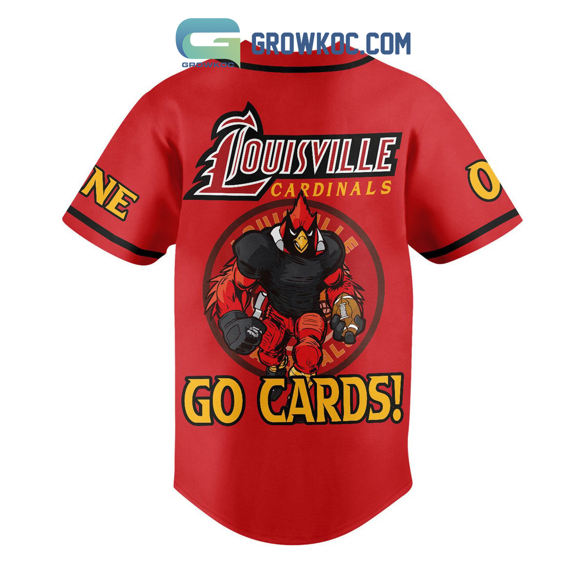 Louisville Cardinals The Ville Go Cards Personalized Baseball Jersey -  Growkoc