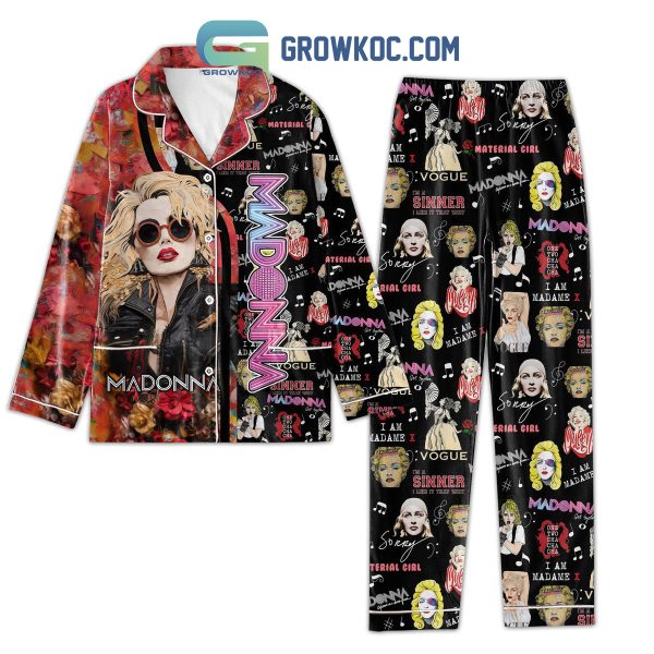 Madonna I’m A Sinner I Like It That Way Pajamas Set