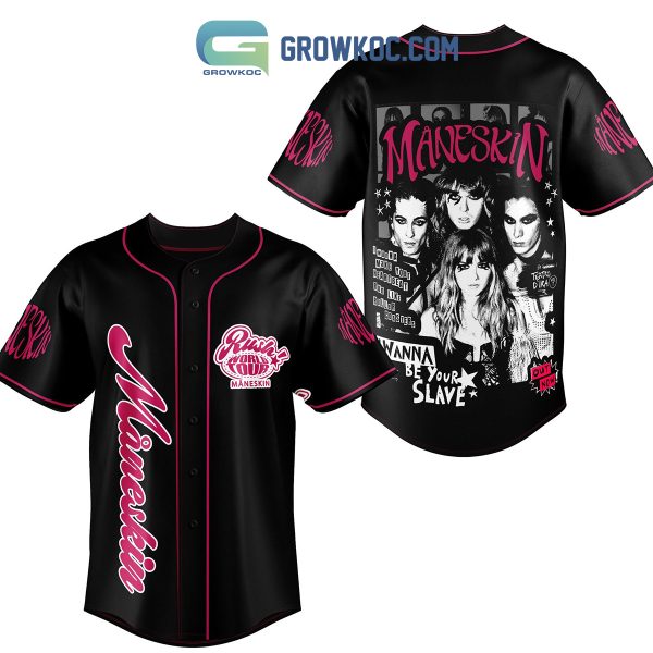 Maneskin Rush World Tour Baseball Jersey