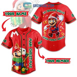 Super Mario Snow Christmas Happy Holiday Pajamas Set