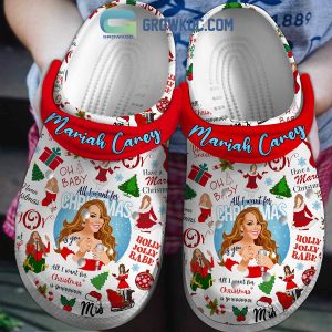 Mariah Carey Holly Jolly Babe All I Want For Christmas Is You Clogs Crocs