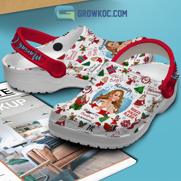 Mariah Carey Holly Jolly Babe All I Want For Christmas Is You Clogs Crocs