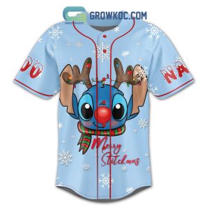 Merry Stitchmas Dear Santa I Can Explain Personalized Baseball Jersey