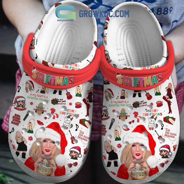 Merry Swiftmas In My Heart Is A Christmas Tree Farm Clogs Crocs