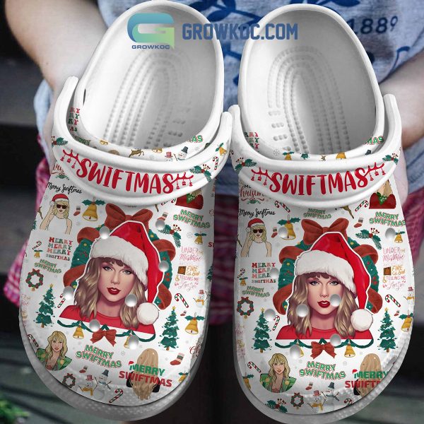 Merry Swiftmas Under The Mistletoe Watching The Fire Glow And Telling Me I Love You Clogs Crocs
