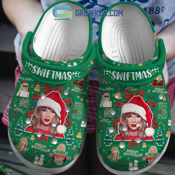 Merry Swiftmas Under The Mistletoe Watching The Fire Glow And Telling Me I Love You Clogs Crocs