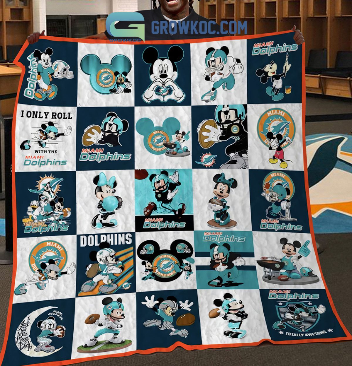 Miami best sale dolphins quilt