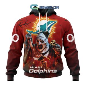 Miami Dolphins NFL Horror Terrifier Ghoulish Halloween Day Hoodie T Shirt