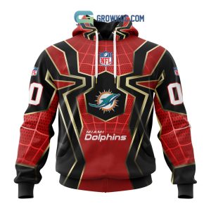 Miami Dolphins NFL Spider Man Far From Home Special Jersey Hoodie T Shirt