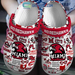 Miami Redhawks Go Redhawks Clogs Crocs