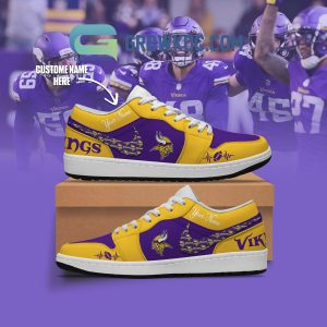 Minnesota Vikings NFL Personalized Air Jordan 1 Shoes