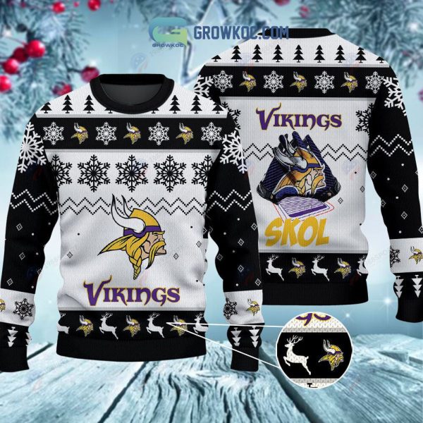 Minnesota Vikings Skol Christmas Ugly Sweater