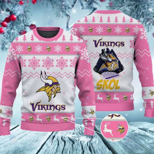 Minnesota Vikings Skol Christmas Ugly Sweater