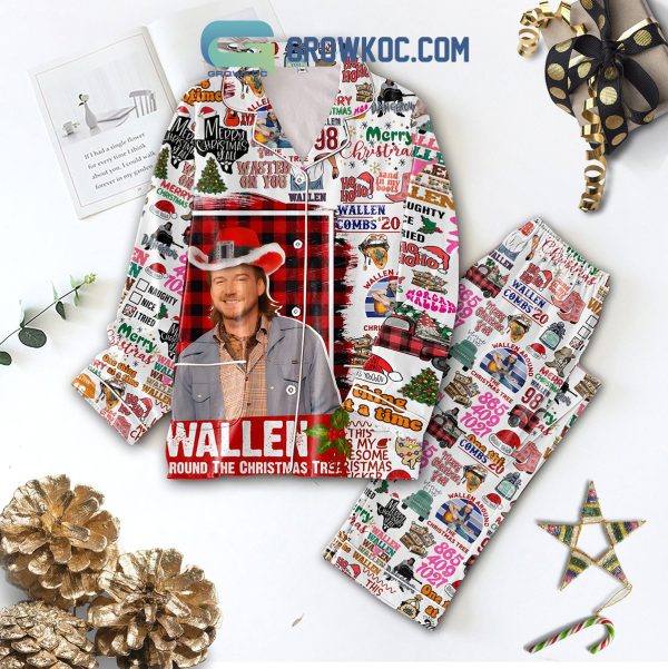 Morgan Wallen Merry Christmas Wasted On You Pajamas Set