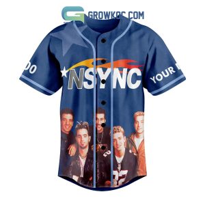 NSYNC Bye Bye Bye Personalized Baseball Jersey