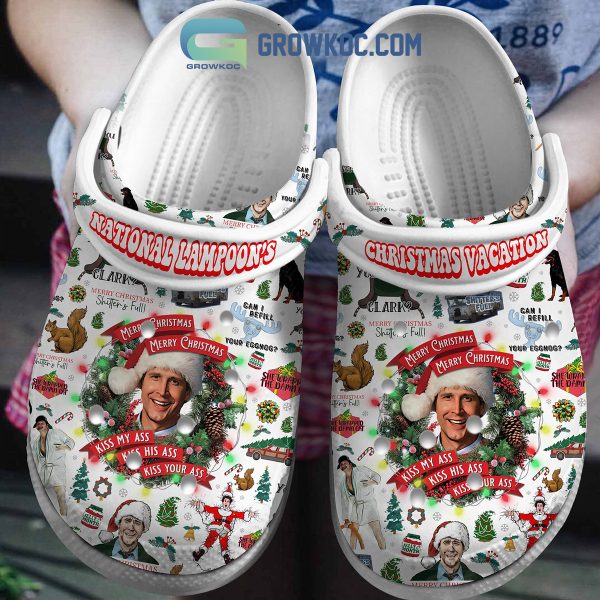 National Lampoon’s Christmas Vacation She Wrapped The Damn Cat Clogs Crocs