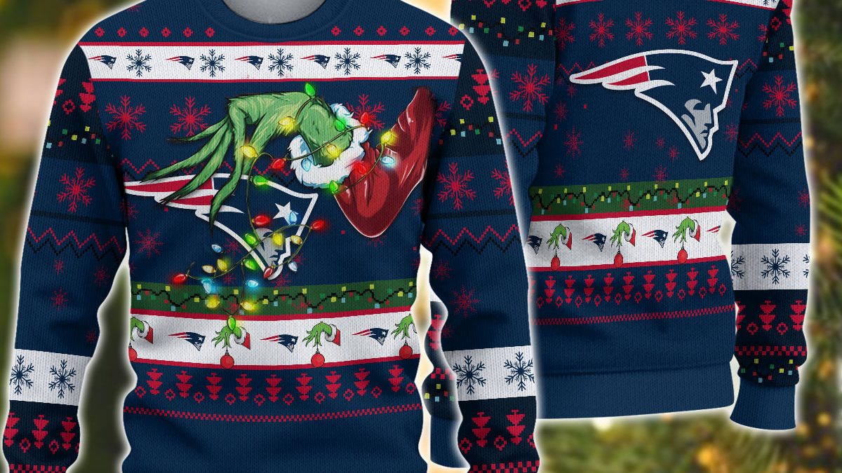 Nfl ugly 2025 sweater patriots