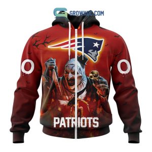 New England Patriots NFL Horror Terrifier Ghoulish Halloween Day Hoodie T Shirt