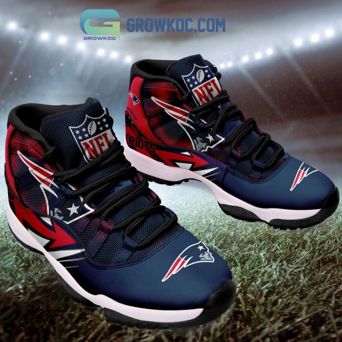 Nfl patriots clearance sneakers