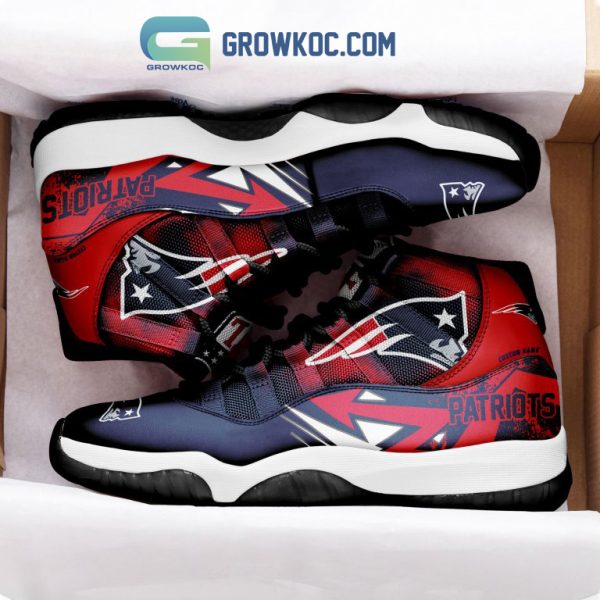 New England Patriots NFL Personalized Air Jordan 11 Shoes Sneaker