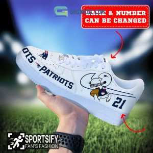 New England Patriots NFL Snoopy Personalized Air Force 1 Low Top Shoes