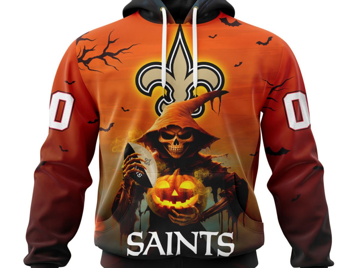 New Orleans Saints - NFL Personalized Jersey Oodie blanket hoodie