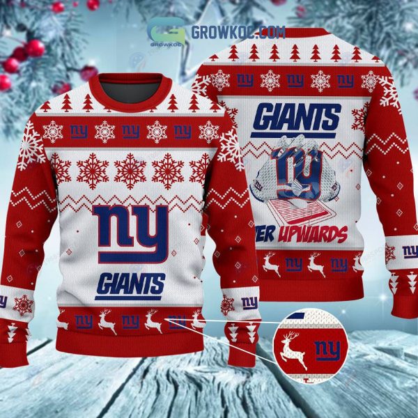 New York Giants Ever Upwards Christmas Ugly Sweater