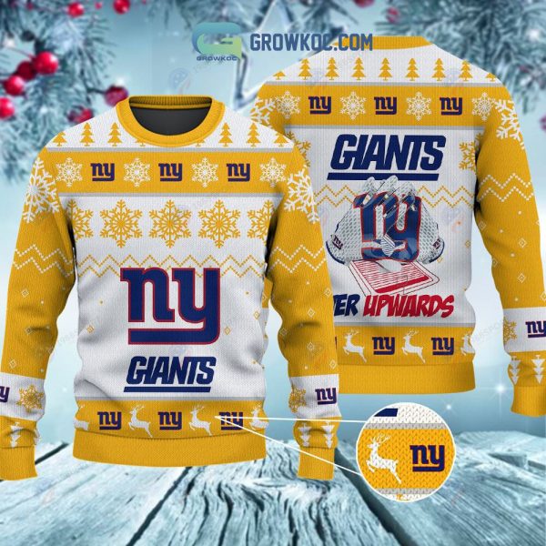 New York Giants Ever Upwards Christmas Ugly Sweater