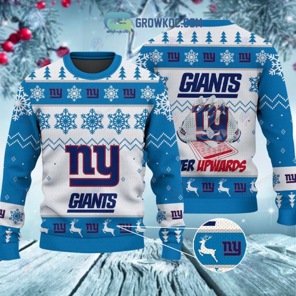 New York Giants Ever Upwards Christmas Ugly Sweater