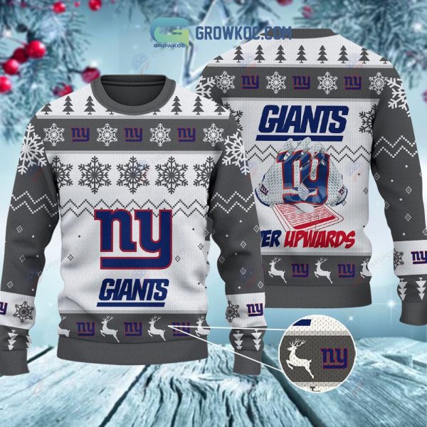 New York Giants Ever Upwards Christmas Ugly Sweater