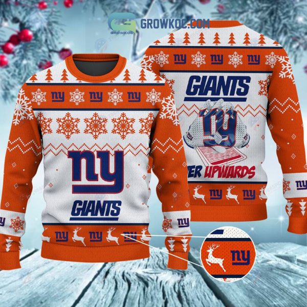New York Giants Ever Upwards Christmas Ugly Sweater