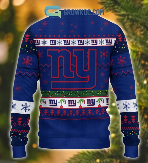New York Giants NFL Grinch Christmas Ugly Sweater