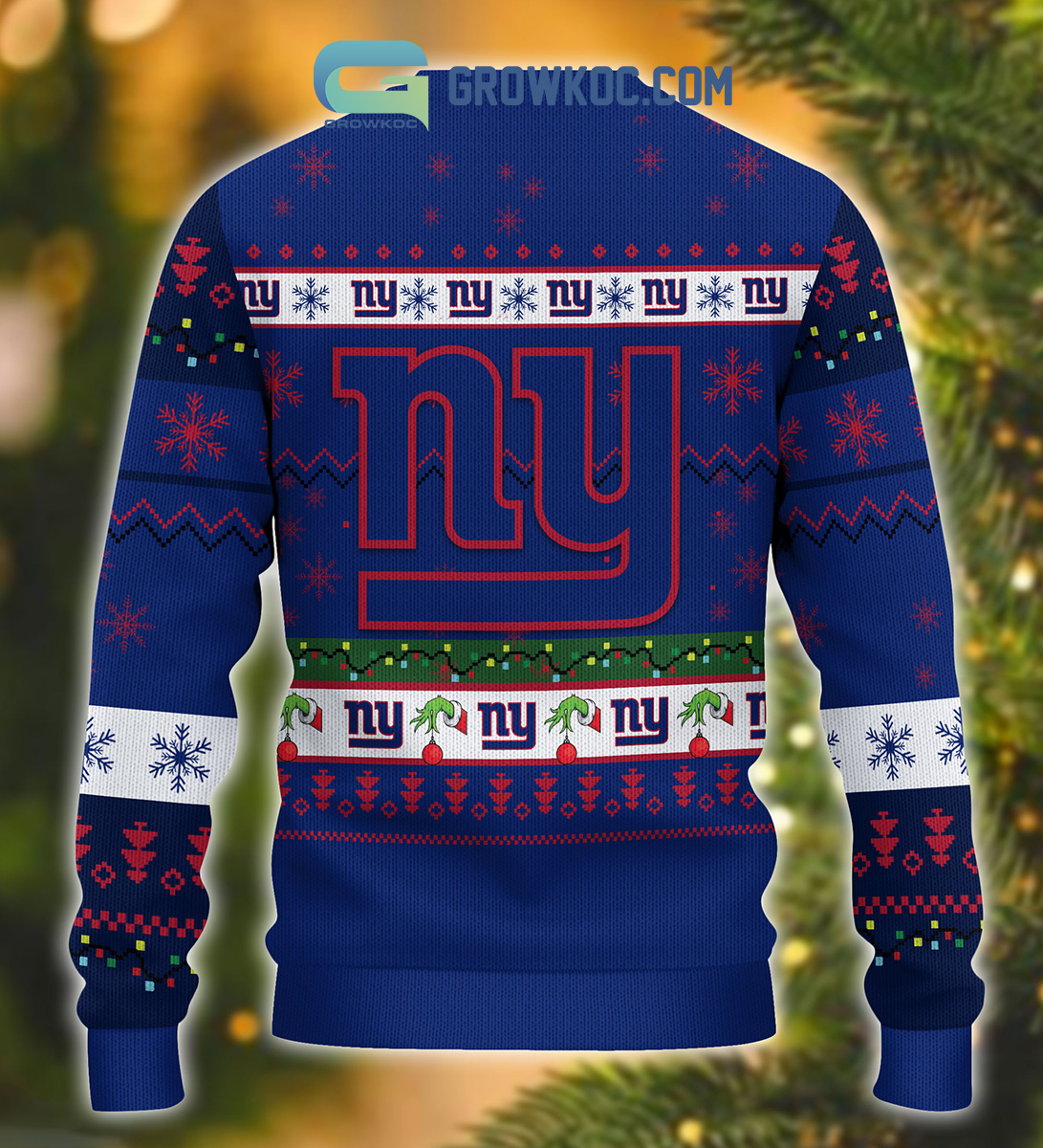 New York Giants NFL Jersey Design Ugly Sweater